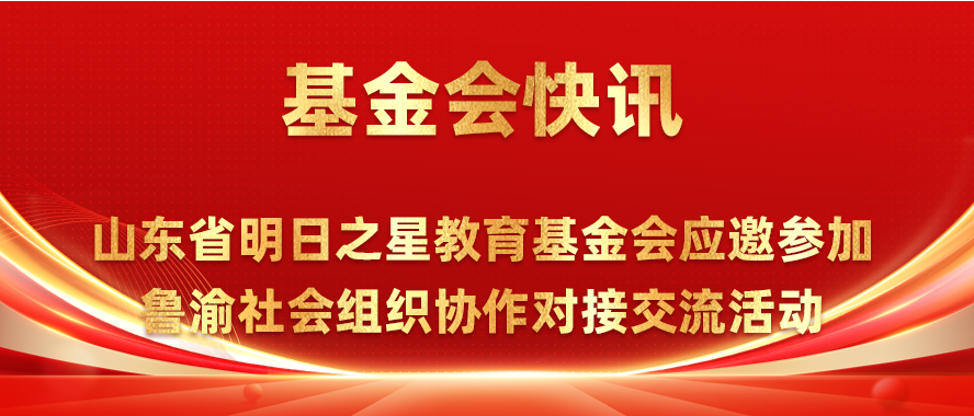 山东省明日之星教育基金会应邀参加鲁渝社会组织协作对接交流活动